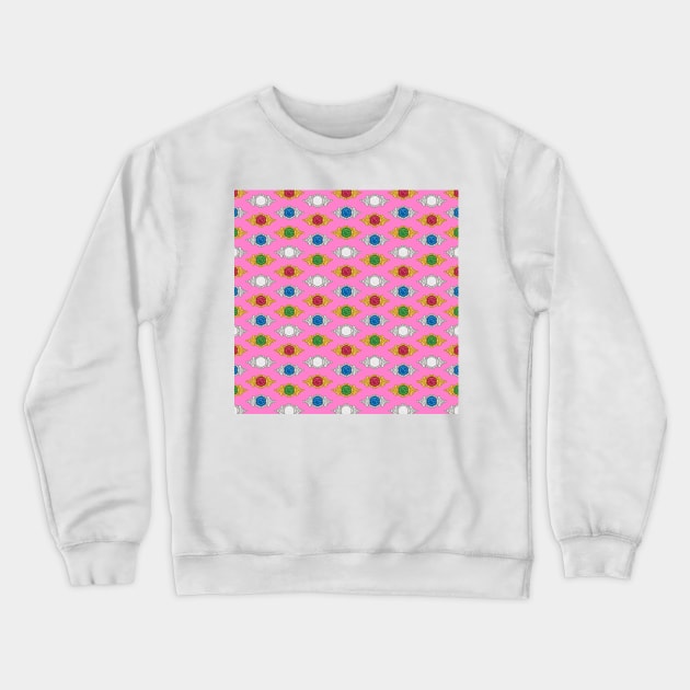 Polly’s Gems Crewneck Sweatshirt by Eyeballkid-